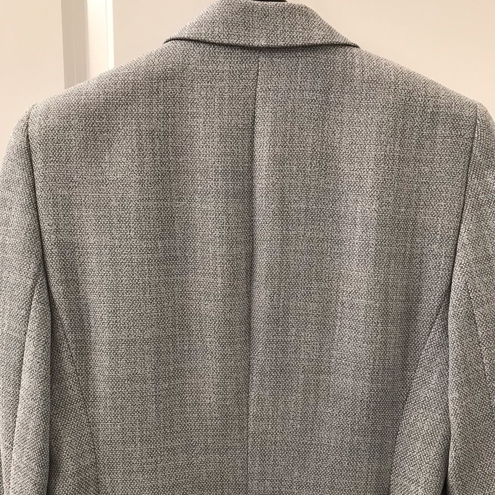Bluish-light Gray Tweed Maxi Dress Coat ~ NWOT - Picture 5 of 14